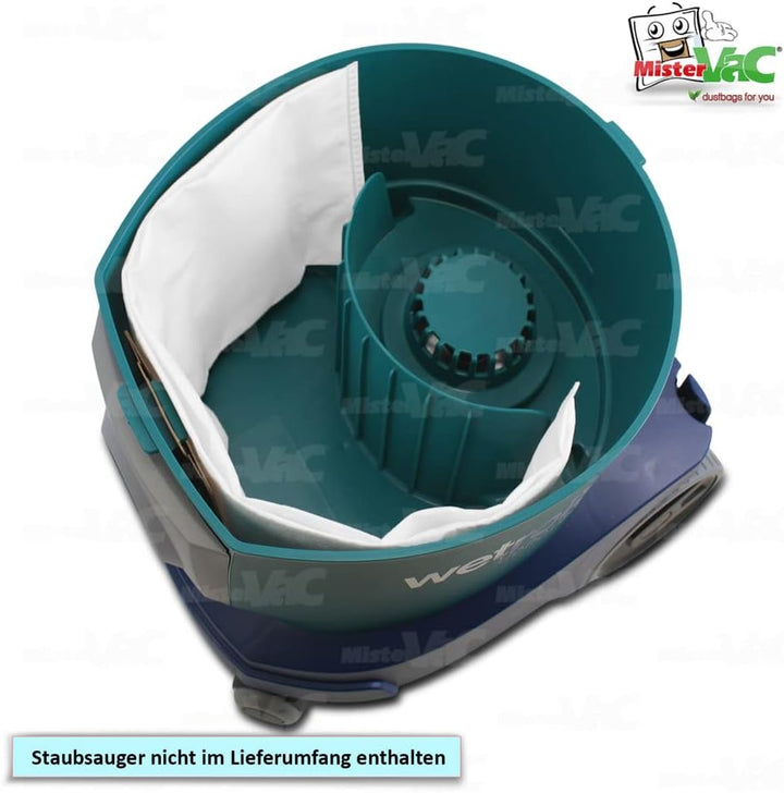 MisterVac Staubsaugerbeutel 10 Stück kompatibel mit Wetrok Monovac Comfort 6