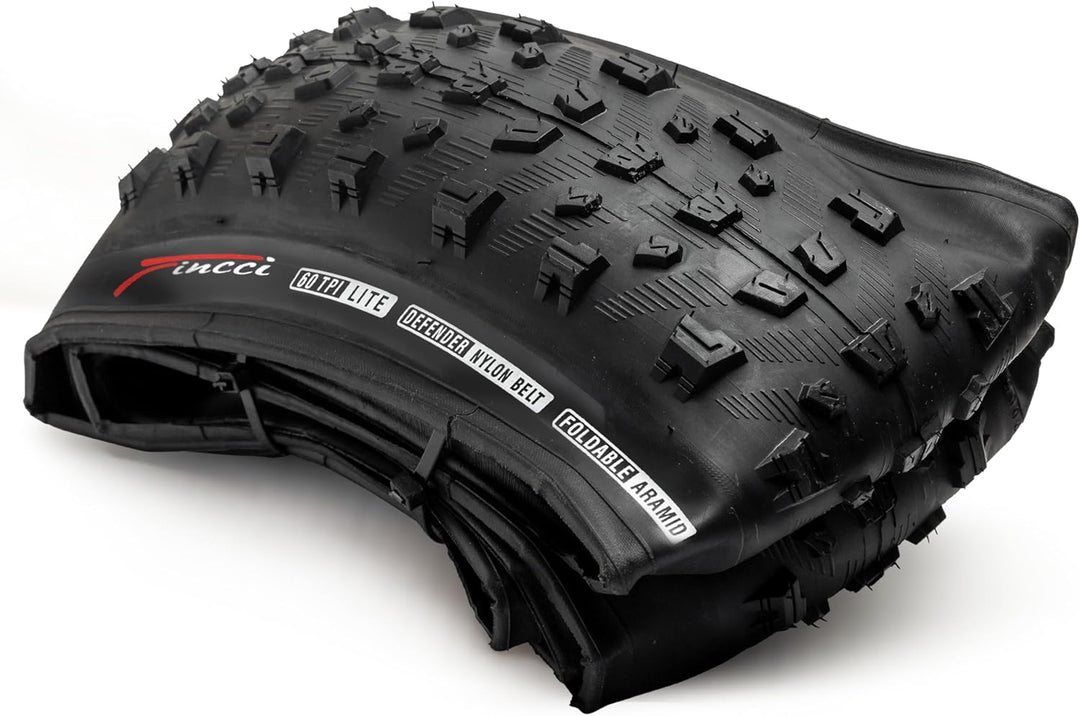 Fincci Fahrradreifen 29 x 2.6 Zoll 66-622 ETRTO Reifen mit Nylonschutz, 60 TPI für Mountain, MTB, Do