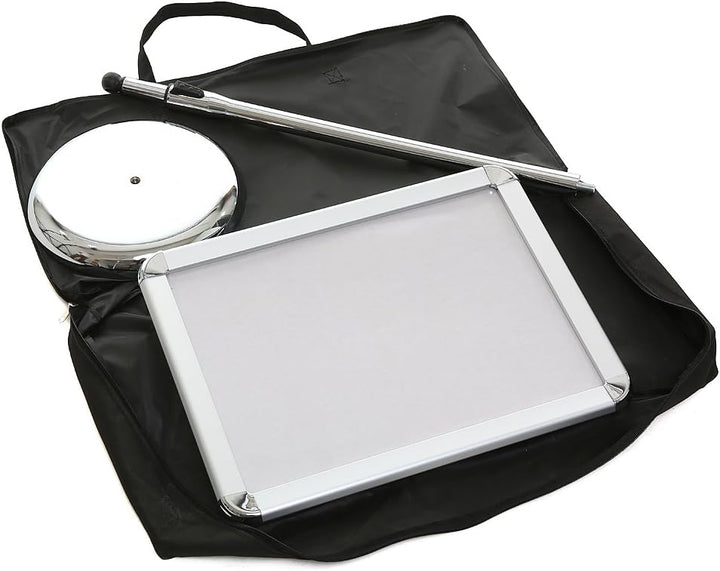 Loywe Infoständer Plakatständer DIN A3 Rondo für Plakate mit 420x300 mm, Ständer aus Metall Höhe Ver