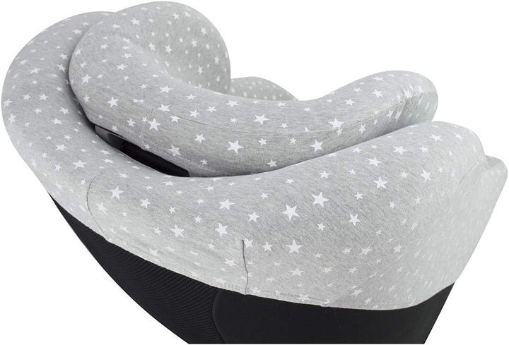 JYOKO Kids Bezug kompatibel mit Joie Spin 360, Nuna Rebl, aus Baumwolle (White Star) White Star 1 St