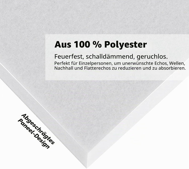 12 Stücke Akustikplatten,30 x 30 x 1 cm Hochdichte Akustik Panel Schallschutzpaneele für Tonstudio,
