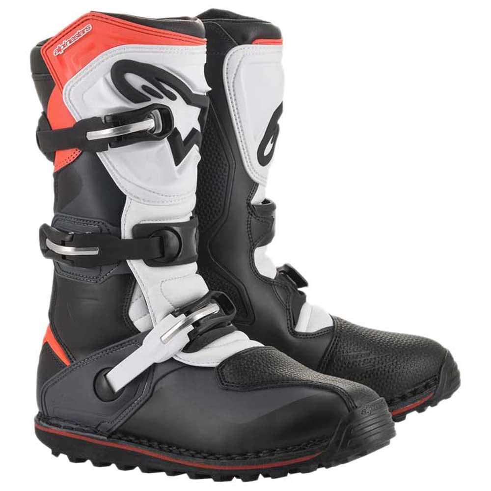 Alpinestars Tech 5 Stiefel 43 EU Schwarz Weiss Rot, 43 EU Schwarz Weiß Rot