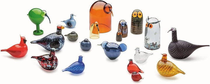 Iittala Birds by Toikka Rotkelchen cranberry 115 x 180 mm