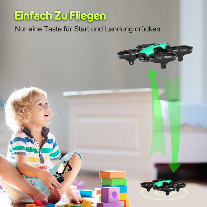Loolinn | Drohne mit Kamera als Geschenk für Kinder - Mini Drohne Ferngesteuert, First Person View K