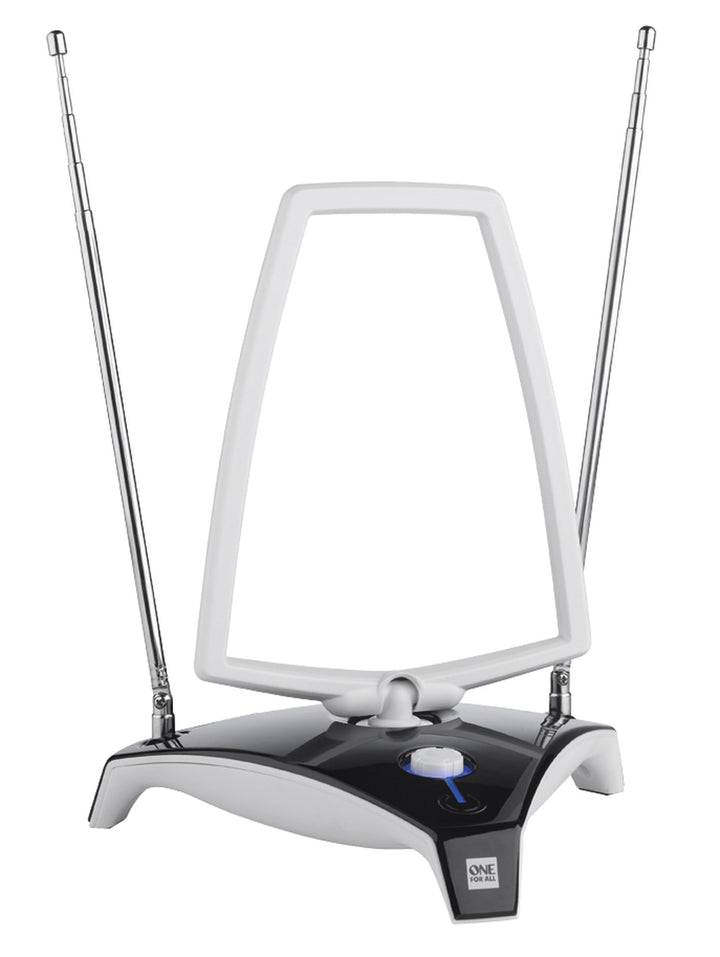 One for All for All – 3G/4G/5G-blockfilter - DVB-T2 Zimmerantenne Digital-TV in Full HD Drehbar und