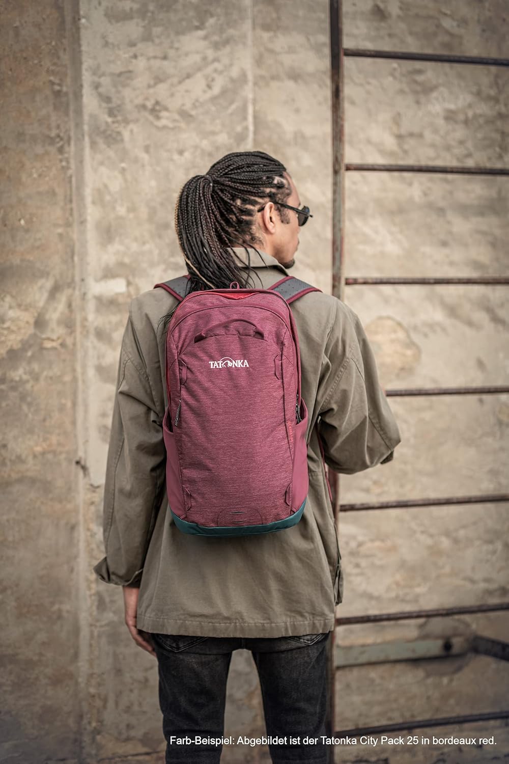 Tatonka Unisex City Pack 22 Daypack 22 Liter Bordeaux Red, 22 Liter Bordeaux Red