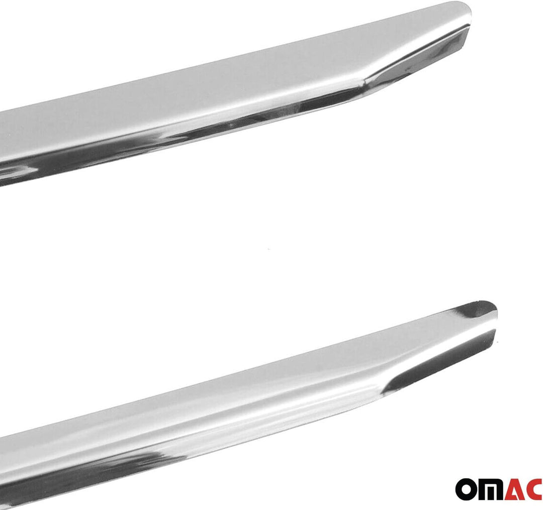 Kühlergrill Grilleisten Frontgril kompatibel mit FIAT Ducato 2014-2023 Chrom Edelstahl 3tlg