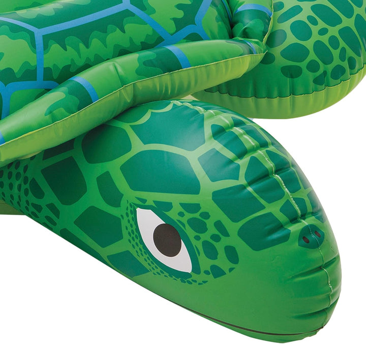 Intex Lil' Sea Turtle Ride-On - Aufblasbarer Reittier 58001 Blau 335 x 335 cm Single, Single