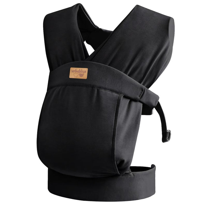 Babytrage für Neugeborene ab Geburt Extra Weich, Bauchtrage Baby-Tragetasche Ergonomisch (Schwarz),