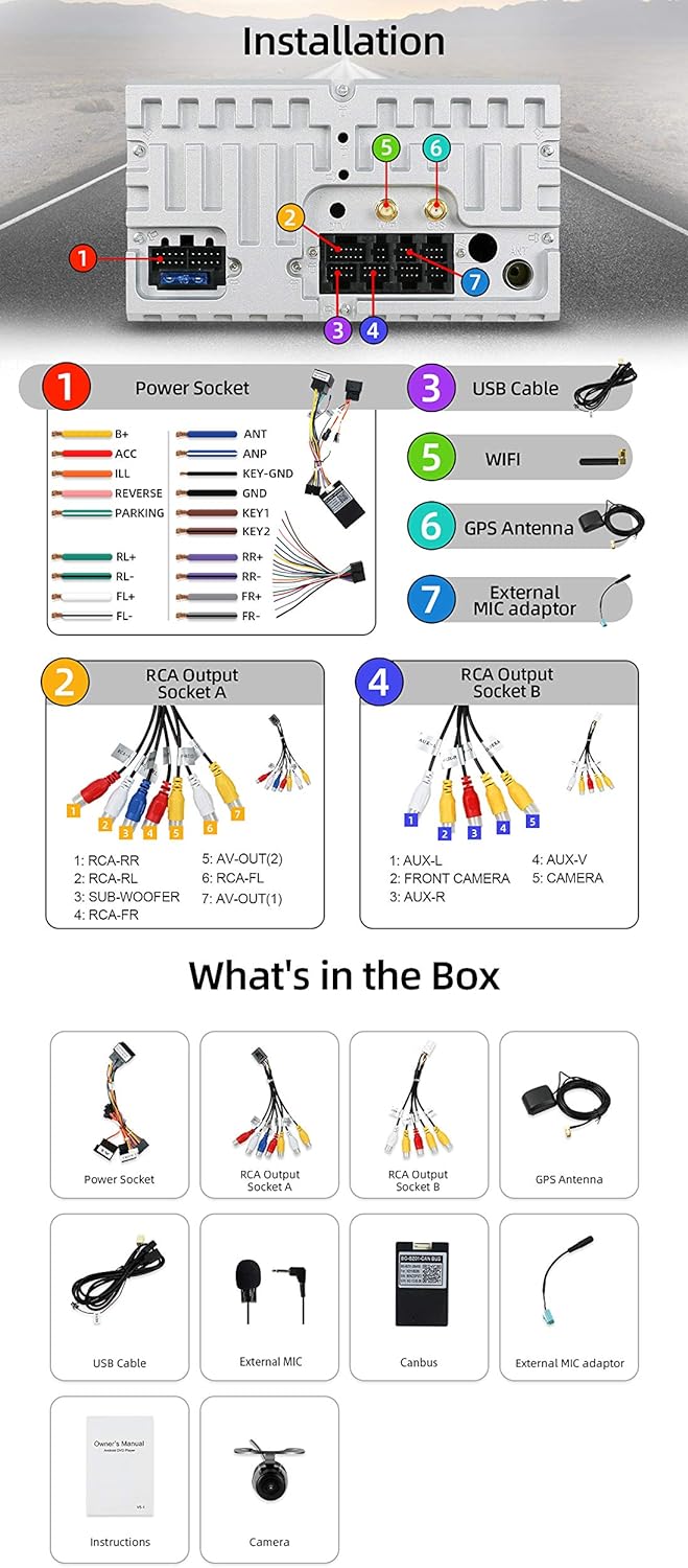 YUNTX Android 12 Autoradio für Benz W163/W209/C-Klasse W203/SLK W170/W210/W168-2 Din-[Integriertes W