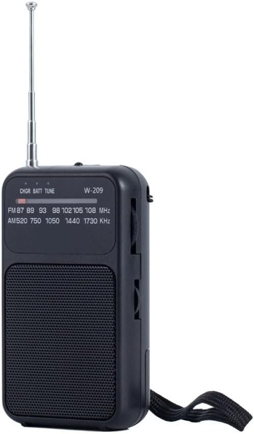 Tragbares Radio, klein, tragbares Digitalradio, kleines Taschenradio, kleine Radios, tragbares Radio