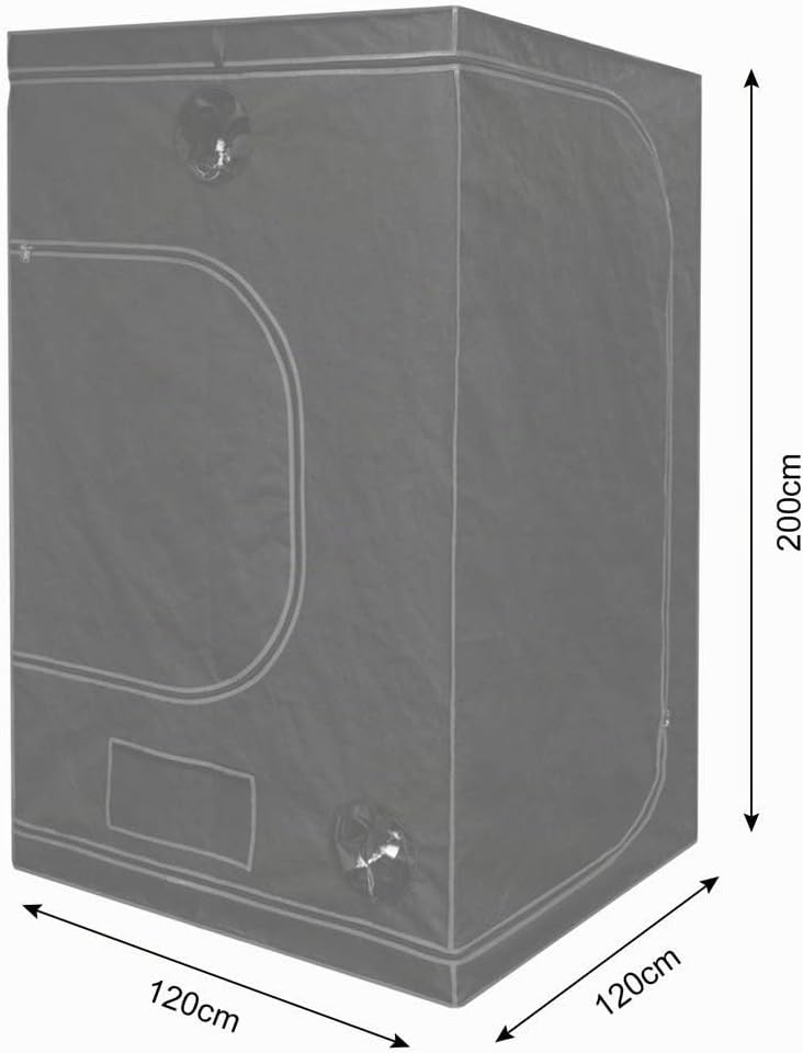 Kingpower Grow Box Grow Zelt für Pflanzen Growbox Gewächshaus Garten Anzucht Gemüse Kräuter Schrank