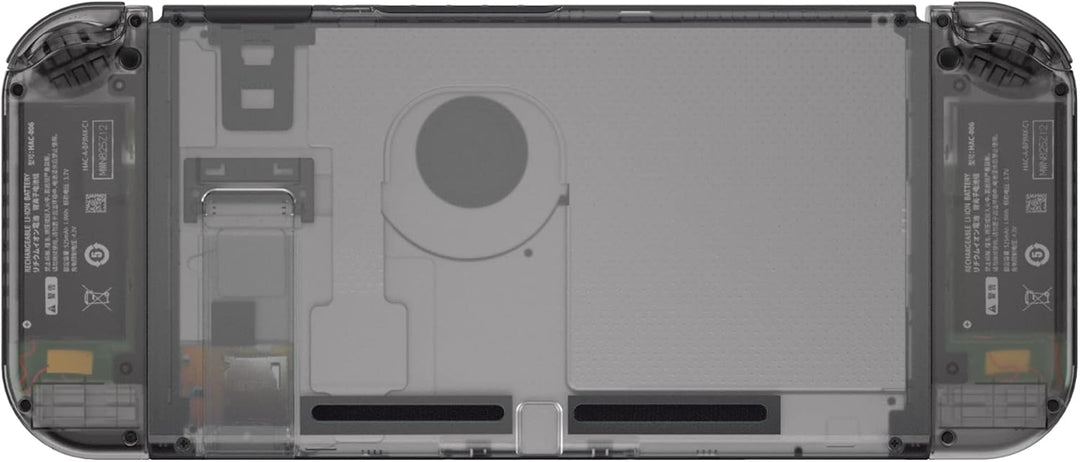 eXtremeRate Hülle Case für Nintendo Switch Joycon/Konsole, Rückgehäuse&Kickstand für Switch Console,