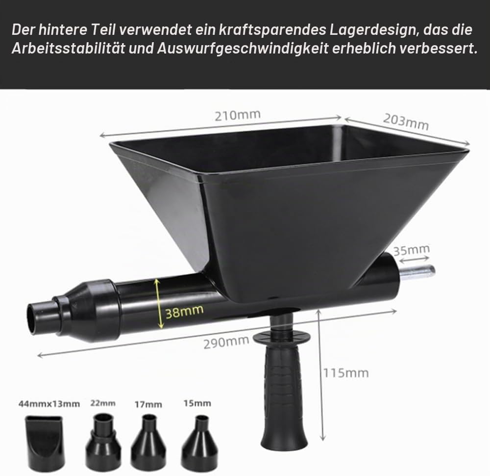 Elektrische Mörtelspritze, Mörtelpresse mit 4 Düsen, Tragbarer Elektrische Mörtelpumpe, Electric Mor