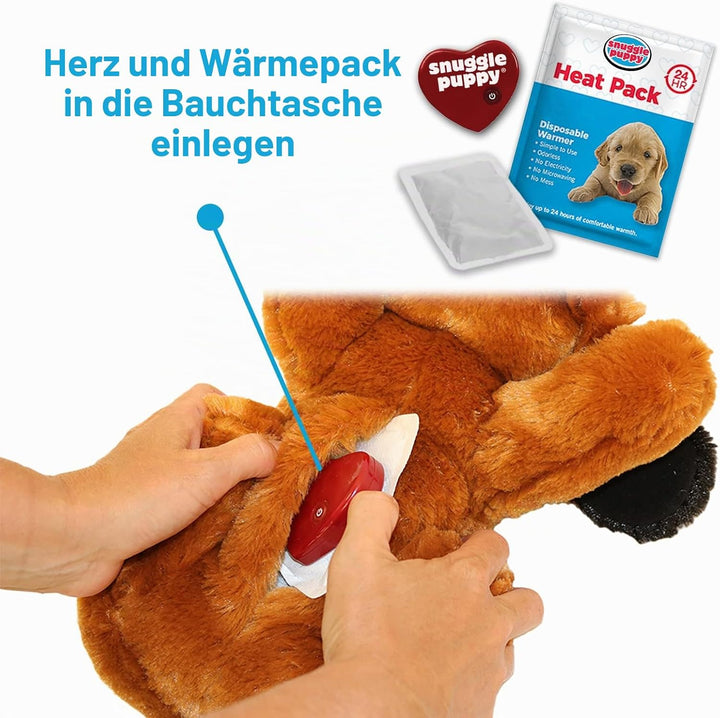 Smartpetlove Snuggle Puppy Brown/White, brown/white