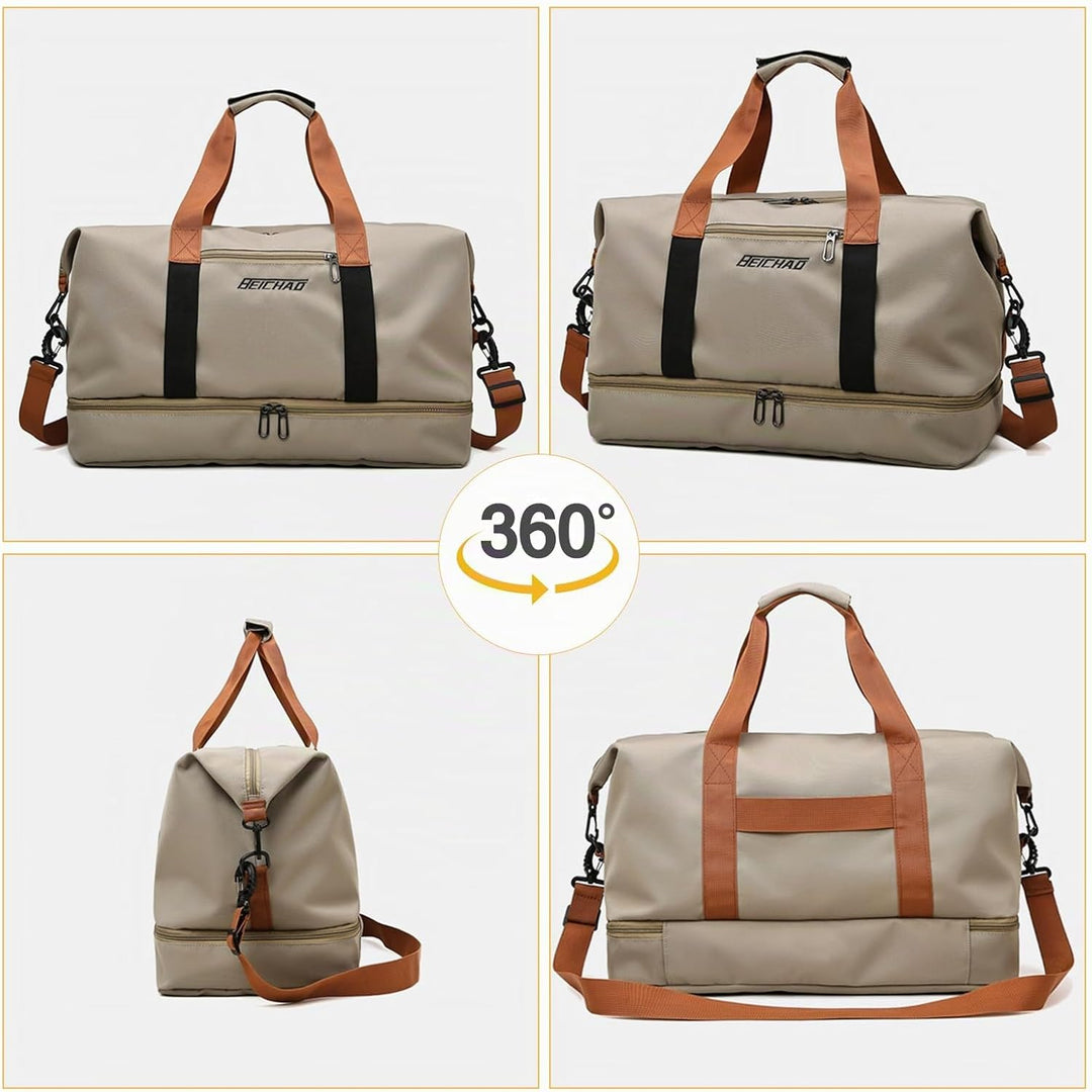 lafo Sporttasche &amp; Reisetasche für Damen und Herren, Wochenendtasche Gym Bag, wasserdichte Schwimmta
