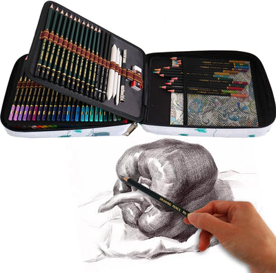 YJYHART Aquarellstifte Pinsel Marker Stifte Set,Filzstifte Doppelseitig,Buntstifte Professionell Zei