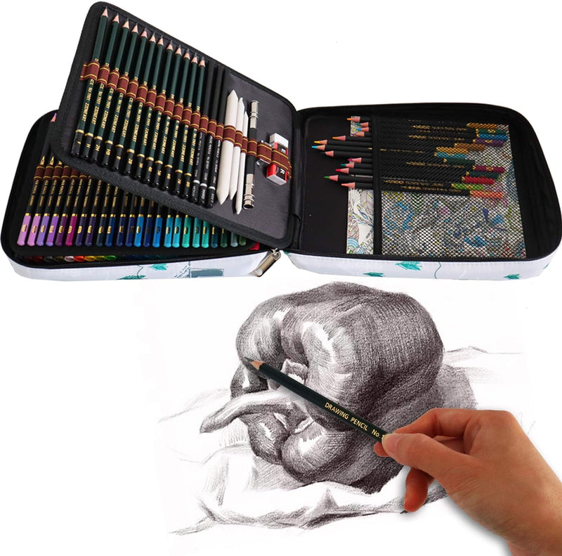 YJYHART Aquarellstifte Pinsel Marker Stifte Set,Filzstifte Doppelseitig,Buntstifte Professionell Zei