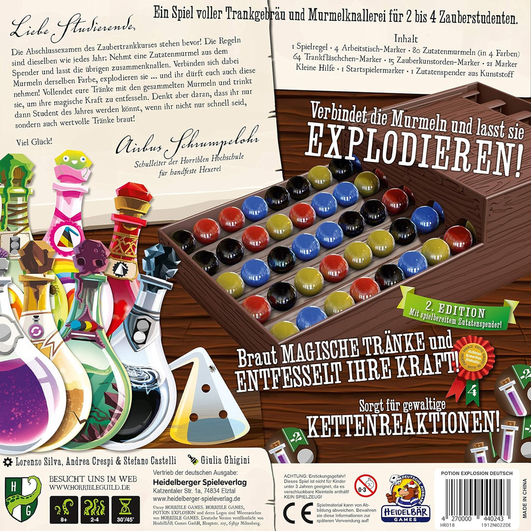 Potion Explosion 2nd Edition | Horrible Guild| Match-3 | Für 2-4 Personen | ab 8 Jahren | Deutsch
