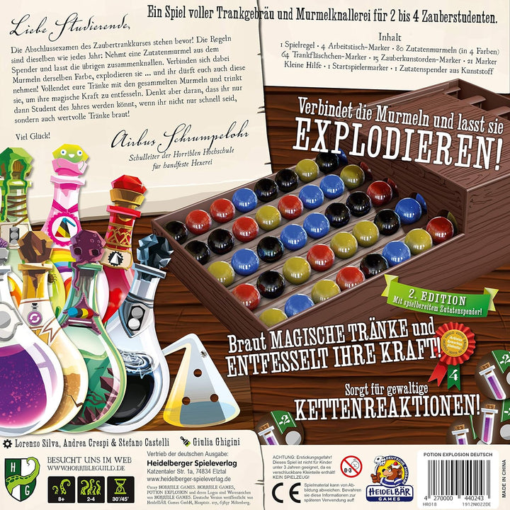 Potion Explosion 2nd Edition | Horrible Guild| Match-3 | Für 2-4 Personen | ab 8 Jahren | Deutsch