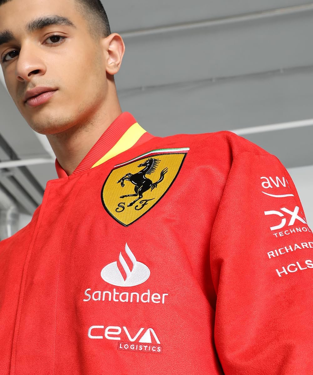 PUMA Scuderia Ferrari F1 Herren 2024 Team Varsity Jacke L, L