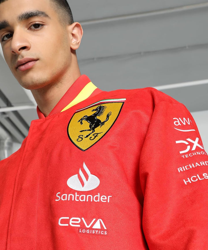 PUMA Scuderia Ferrari F1 Herren 2024 Team Varsity Jacke L, L