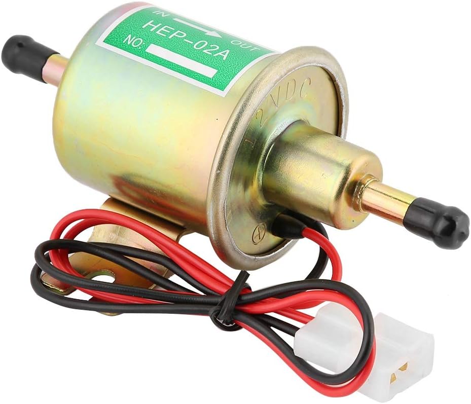 Yctze 70 l/h elektrische Niederdruck-Kraftstoffpumpe 12 / 24V Universal-Inline-Benzinpumpe Installat