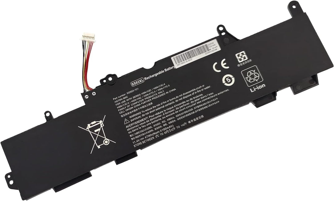 FengWings® SS03XL 933321-855 HSTNN-LB8G Akku 11.4V 47Wh, Eratz für Hp EliteBook 730 735 740 745 755