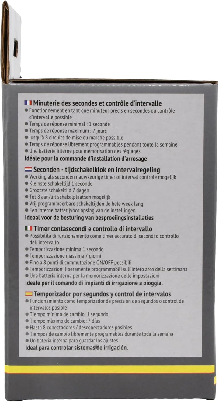 Lucky Reptile Pro Timer II - Sekunden Zeitschaltuhr mit Intervallsteuerung - Digitale Zeitschaltuhr