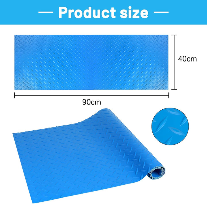 LALAGO Schwimmbadleitermatte, 40x90 cm, Gross Schwimmleitermatte, Poolleitermatte mit Rutschfester T