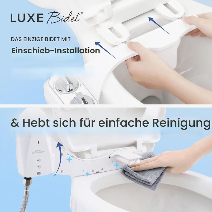 LUXE Bidet NEO 185 Plus – Mechanischer Bidet-Toilettensitzaufsatz der nächsten Generation mit innova