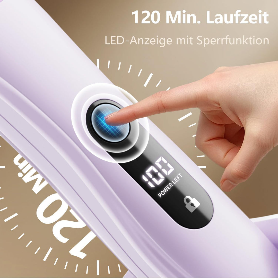 Intimrasierer für Frauen, Rasierer Damen Intimbereich Sanft, 2 in 1 Elektrischer Damenrasierer, Biki