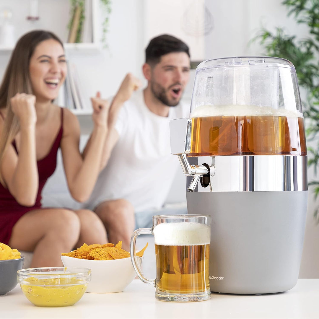 InnovaGoods | FREER Kühlmittel Getränkespender Kompatibler Biergriff | Farbe schwarz