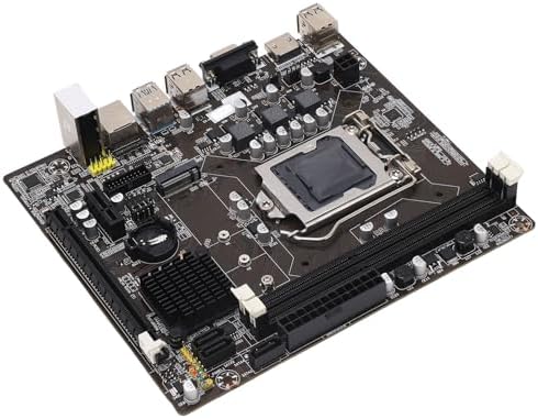 Gaming Motherboard DDR3, 1155 Pins 2 DDR3 100M Mining Motherboard Unterstützt Corei7, I5, I3 (LGA115