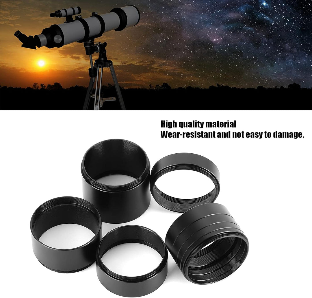 Objektivadapterring, 3/5/7/10/15/20/30mm 8PCS/Set Astronomisches Teleskop-Zubehör Teleskop-Zubehör f