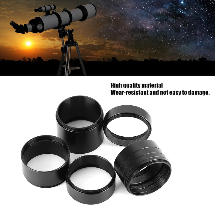 Objektivadapterring, 3/5/7/10/15/20/30mm 8PCS/Set Astronomisches Teleskop-Zubehör Teleskop-Zubehör f
