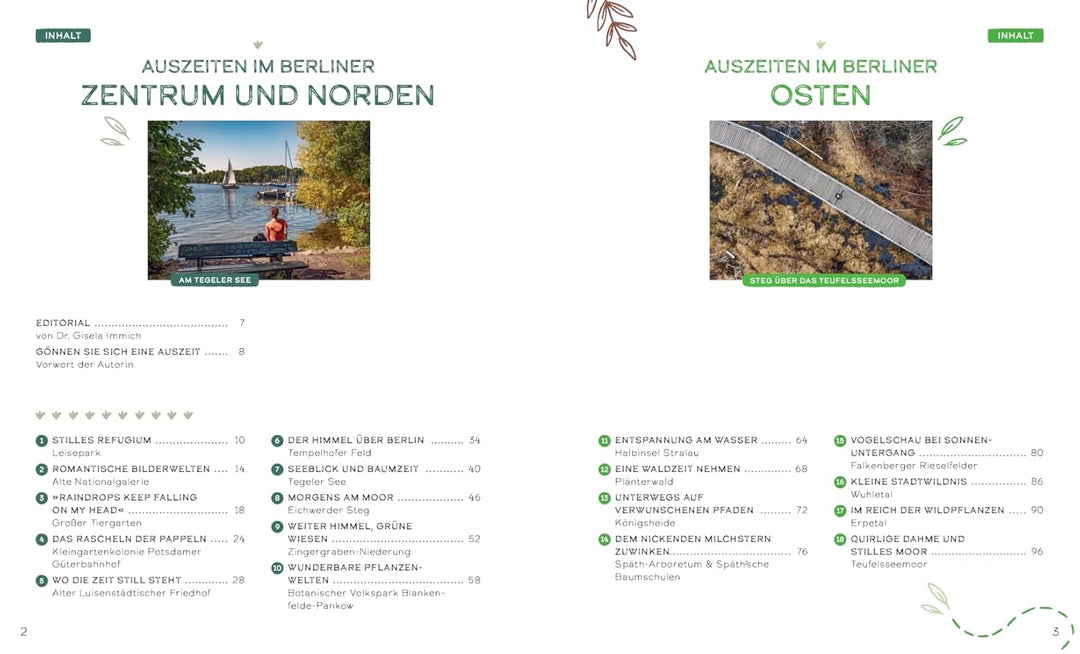 Auszeiten für die Seele in und um Berlin: 33 Orte zum Innehalten, Lauschen und Aufblühen, Taschenbuc
