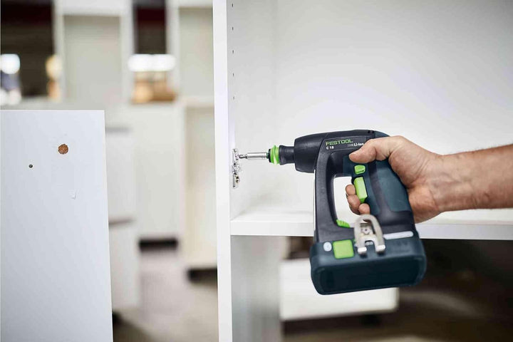Festool Akku-Bohrschrauber C 18 HPC 4,0 I-Plus (mit Akkupacks BP 18 Li 4,0, Schnellladegerät, Werkze