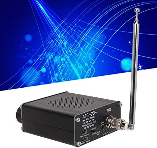ATS 20+ Funkempfänger FM AM MW & SW SSB (LSB und USB) All-Band-Funkempfänger, 0,96-Zoll-LCD-Bildschi
