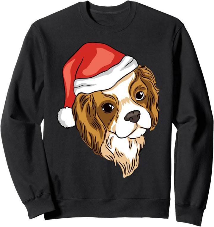 Cavalier King Charles Spaniel Weihnachtsmütze mit Hund Sweatshirt