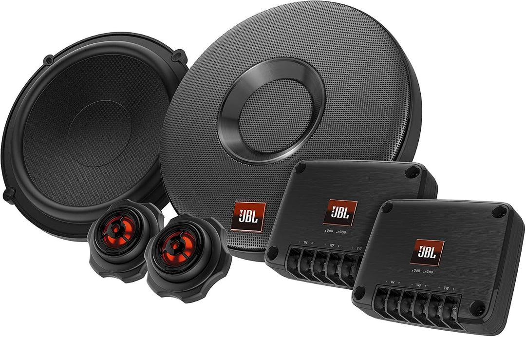 JBL Club 605CSQ 2-Wege KFZ Soundsystem - 285 Watt Komponenten Auto Lautsprecher Boxen Set mit 160mm