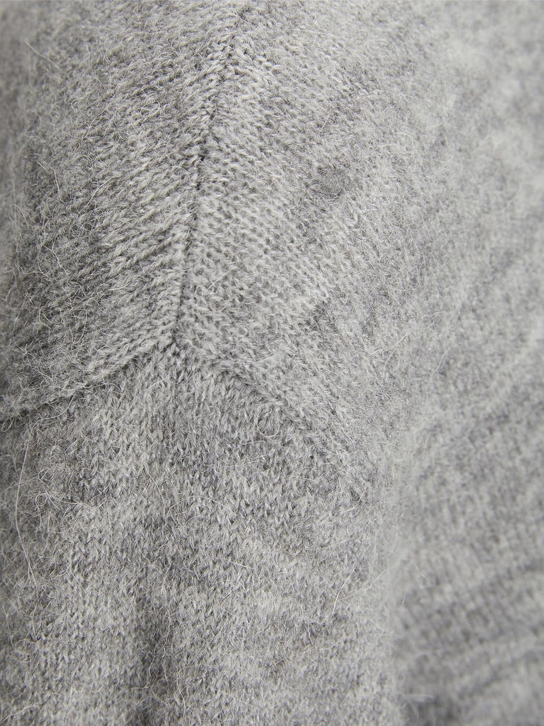 Jack & Jones Women's JJXX JXNANA LS Upgrade V-Neck Knit NOOS Pullover XL Grey Melange, XL Grey Melan