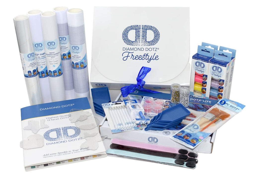 DIAMOND DOTZ DDA.090 - Original Freestyle Designer Geschenkbox, 5D Diamond Painting Komplettset für