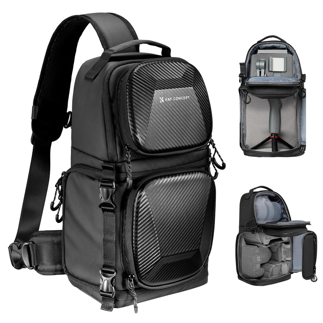 K&amp;F CONCEPT Kamera-Umhängetasche, Wasserdichte Kameratasche, Fotografie tägliche Reise Camera Bag,Ta