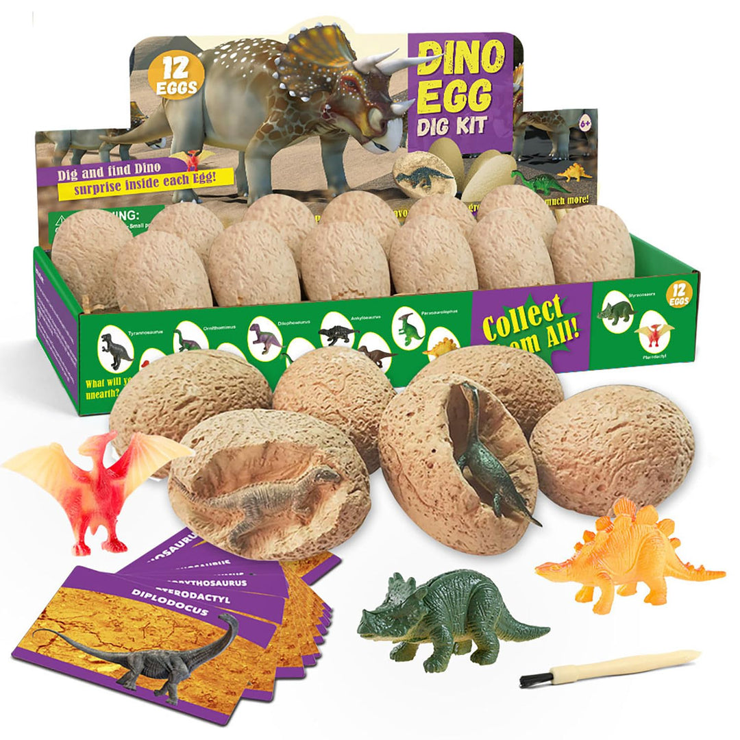 Dinosaurier Egg Toy Ausgraben Dino Ei Spielzeug Party Dinosaur Figuren Braben Kit Ausgrabungsset Arc