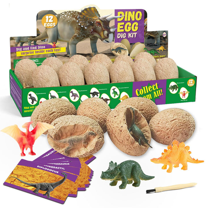 Dinosaurier Egg Toy Ausgraben Dino Ei Spielzeug Party Dinosaur Figuren Braben Kit Ausgrabungsset Arc