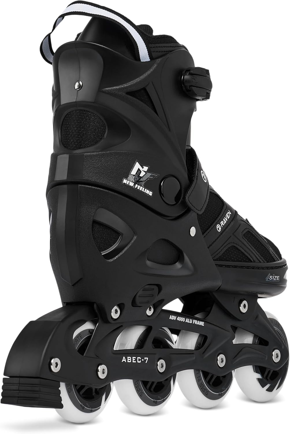 RAVEN Pulse Inline Skates Inliner für Kinder und Erwachsene OPTIONAL 2in1 mit Schlittschuhen verstel