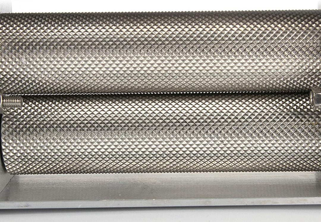 Getreidemühle, Getreidemahlmaschine, Edelstahl-Rollenhandschleifer (mit Skala + Aluminiumfuss), Getr