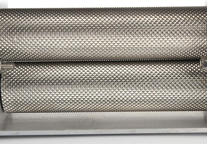 Getreidemühle, Getreidemahlmaschine, Edelstahl-Rollenhandschleifer (mit Skala + Aluminiumfuss), Getr