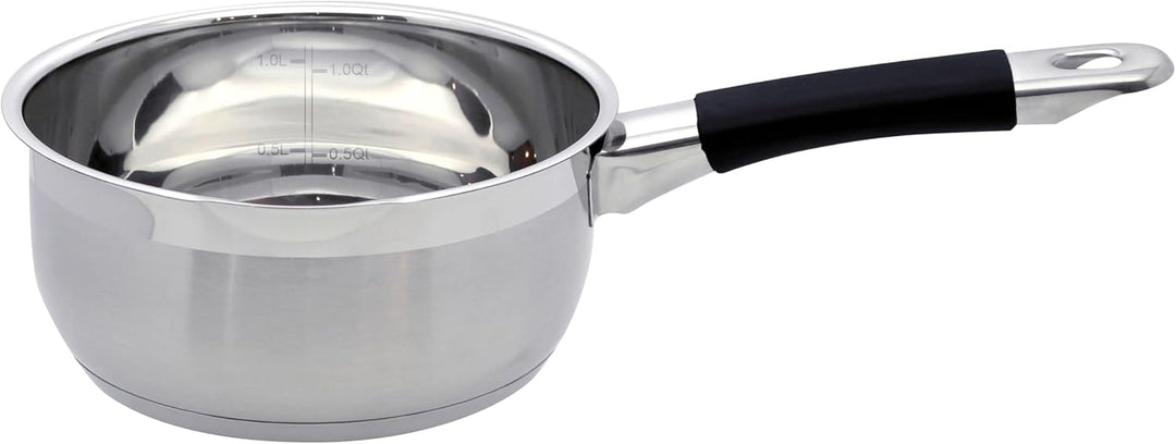 ELO Topfset Basic Black Steam 4tlg, Edelstahl, dosiertes Abdampfen, energiesparender Kapselboden, Vo